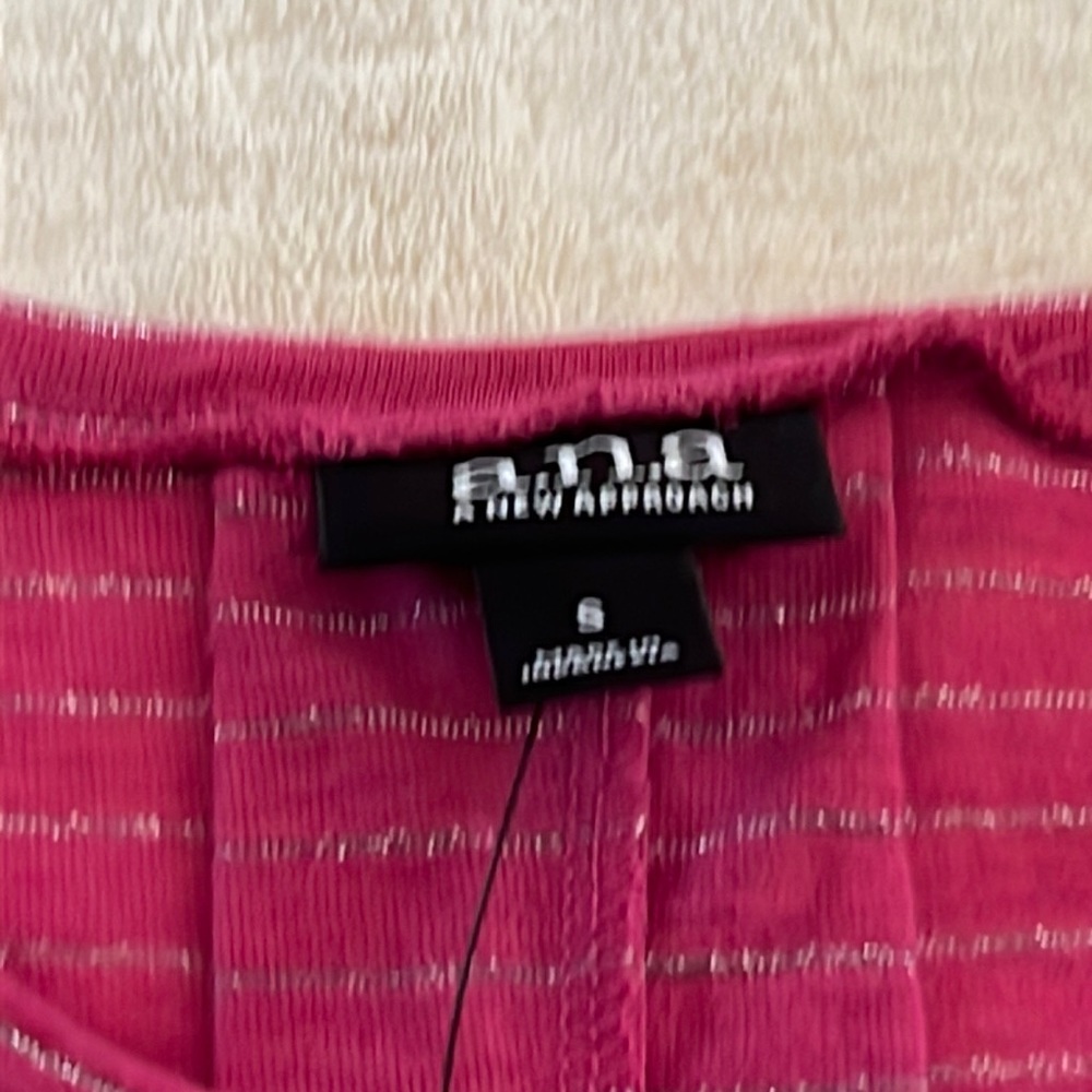 A.N.A. Catalina Pink Top Size S - Picture 2 of 5